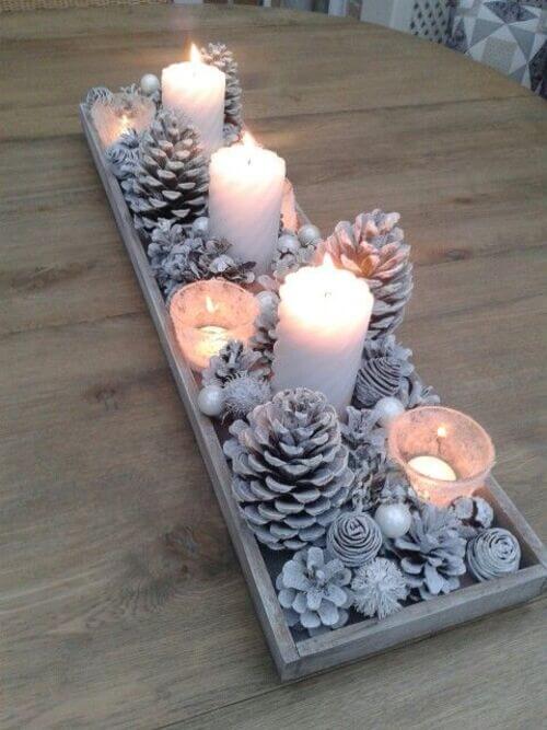 creative centerpiece for christmas