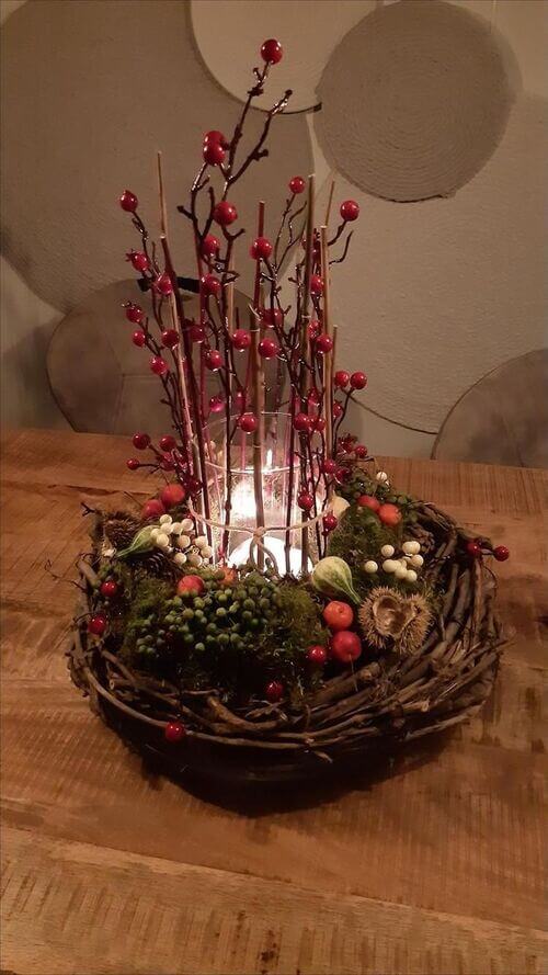 easy holiday centerpiece