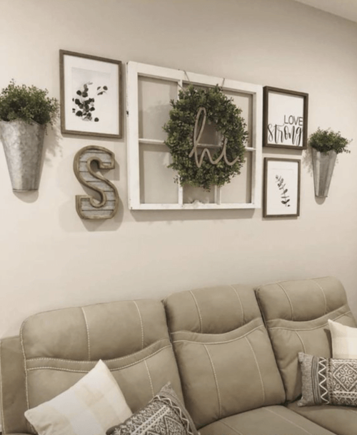 farmhouse decor couch