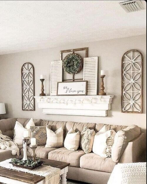 farmhouse decor living room