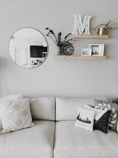 living room scandi decor