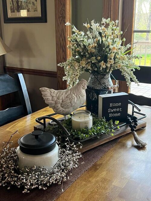 modern centerpiece