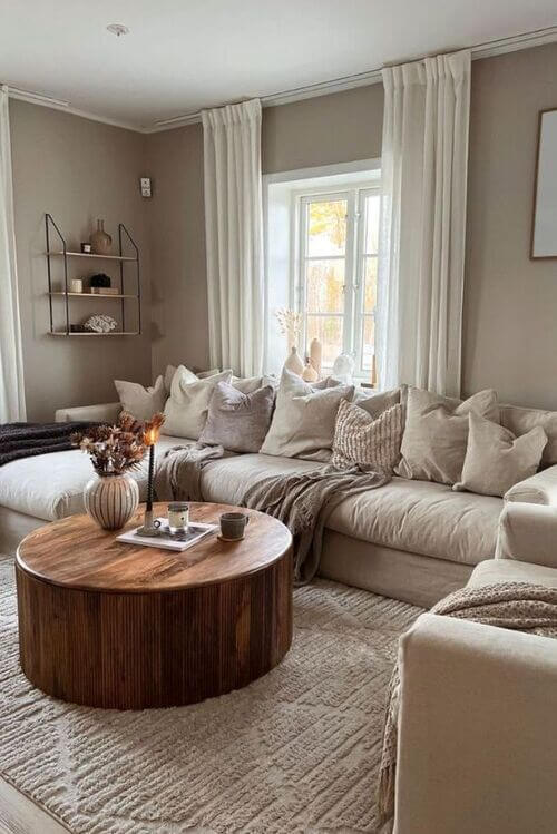 modern living room cozy