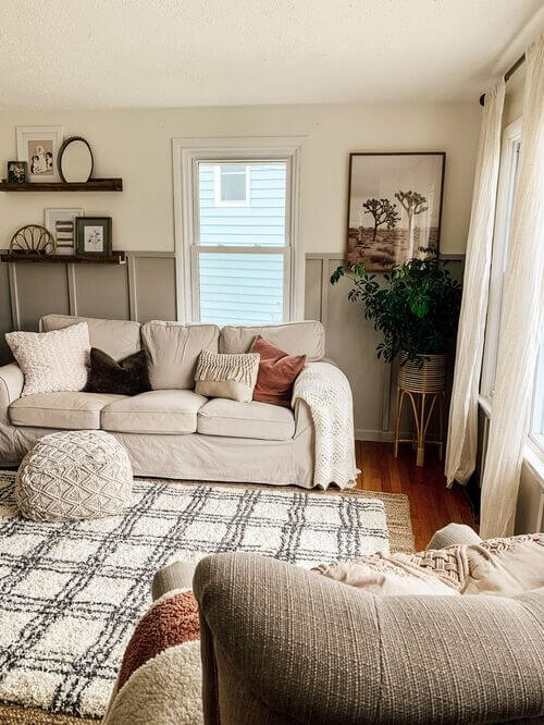 neutral living room decor