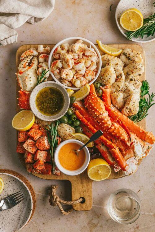 seafood charcuterie board