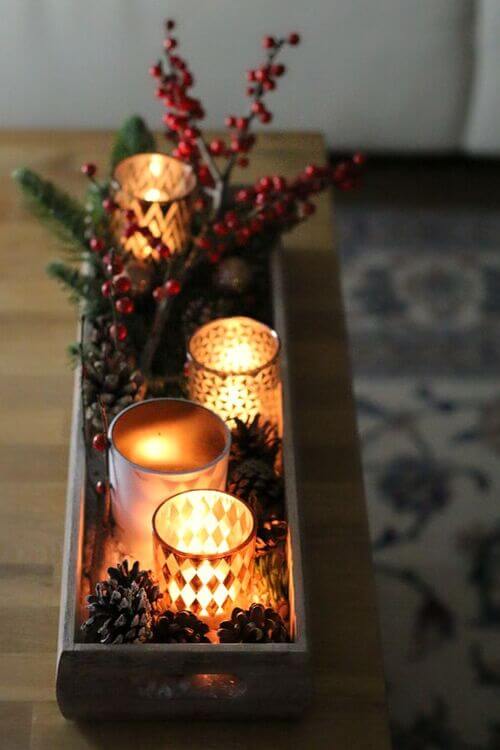 simple holiday centerpiece ideas