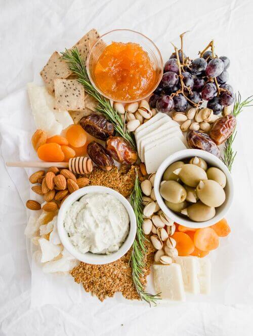 vegan charcuterie board