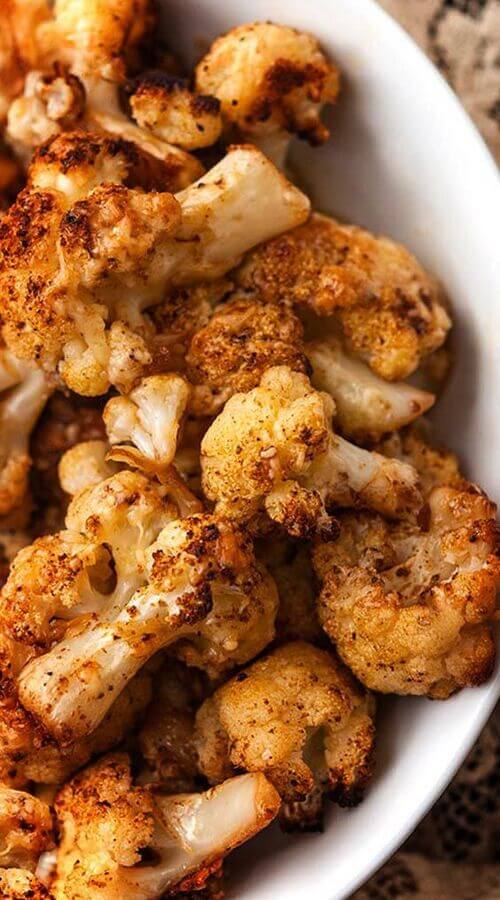 Crispy Roasted Cauliflower with Cheddar & Parmesan (1)