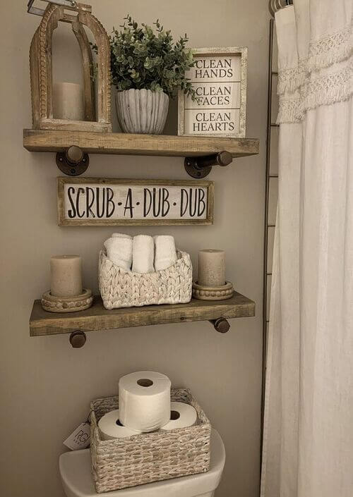 bathroom decor ideas farmhouse