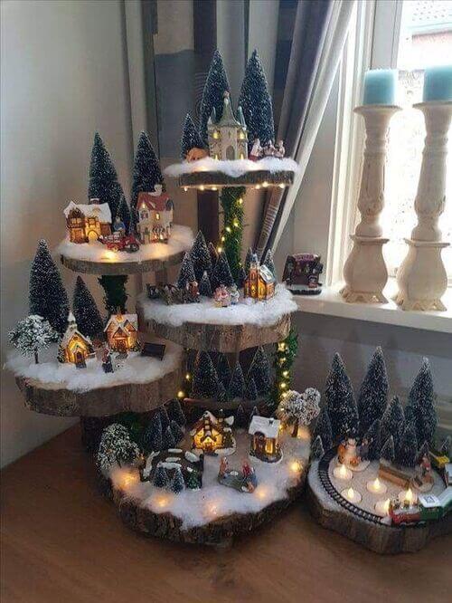  christmas village diy