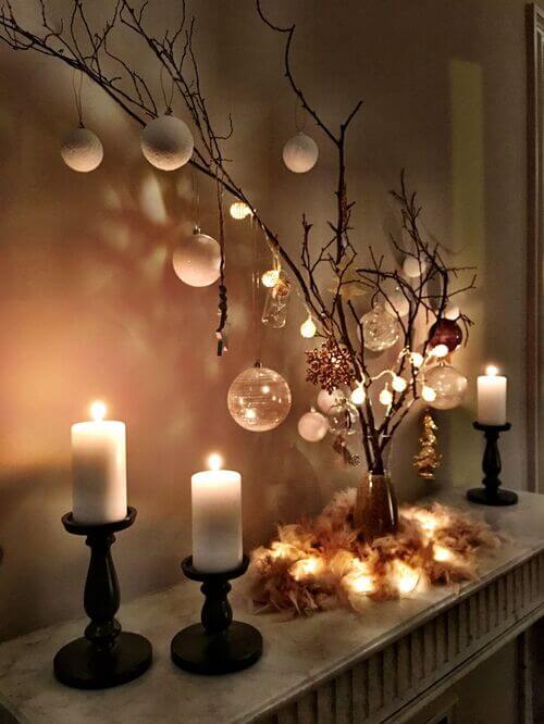  decorating with branches for christmas