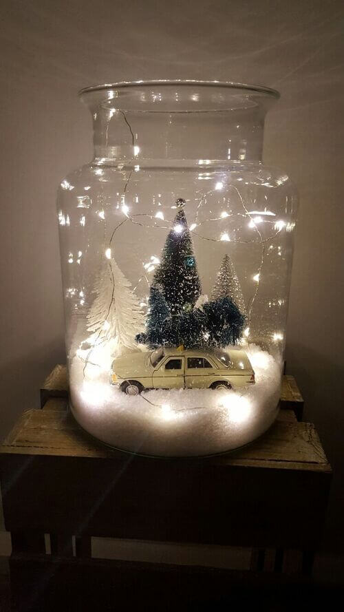 jar decor for christmas