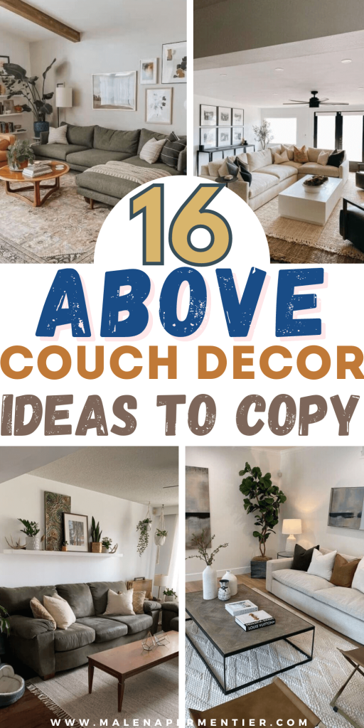 over the couch decor ideas