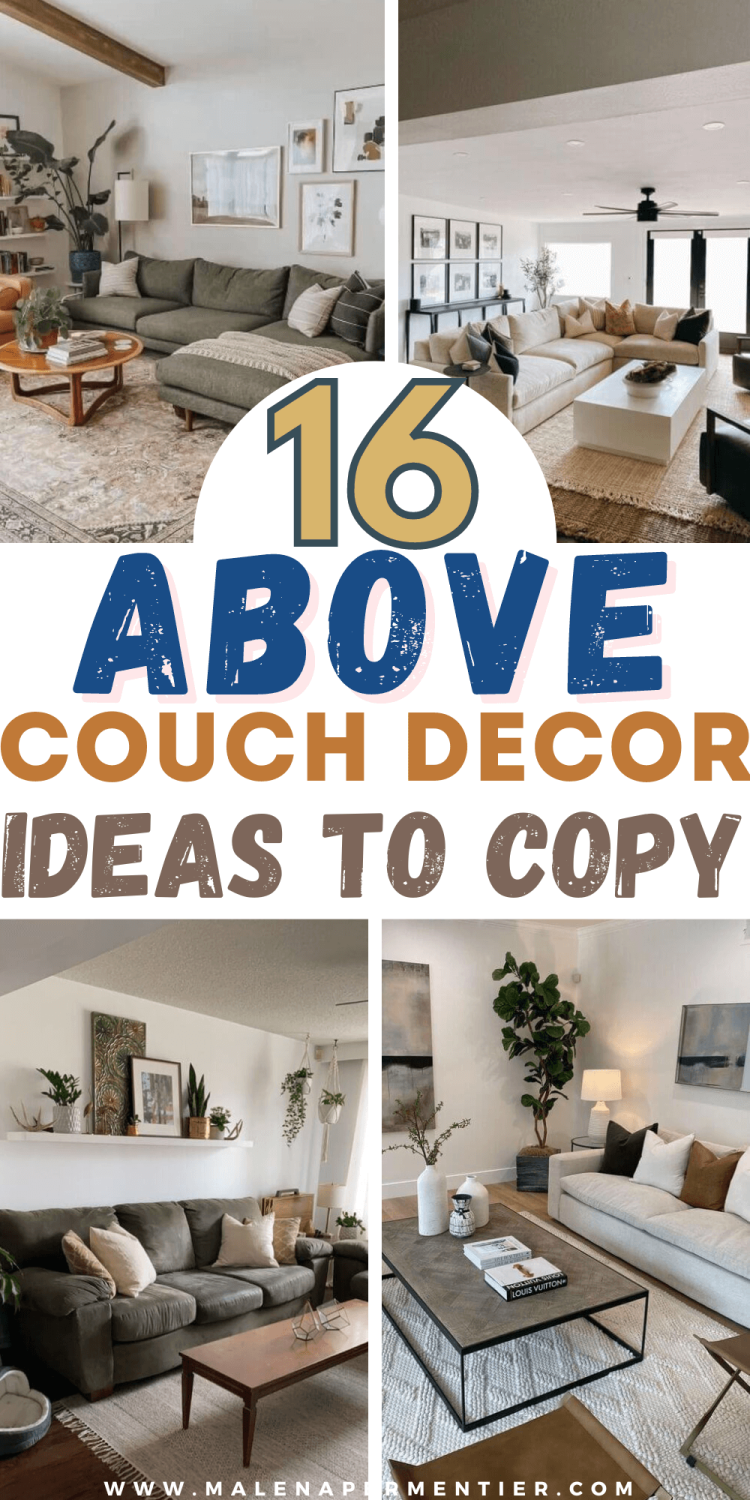 16 Above The Couch Decorating Ideas That Transform Your Living Room