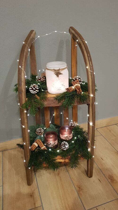 sleigh decor