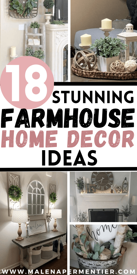 18 Simple Farmhouse Home Decor Ideas That Look Absolutely Stunning