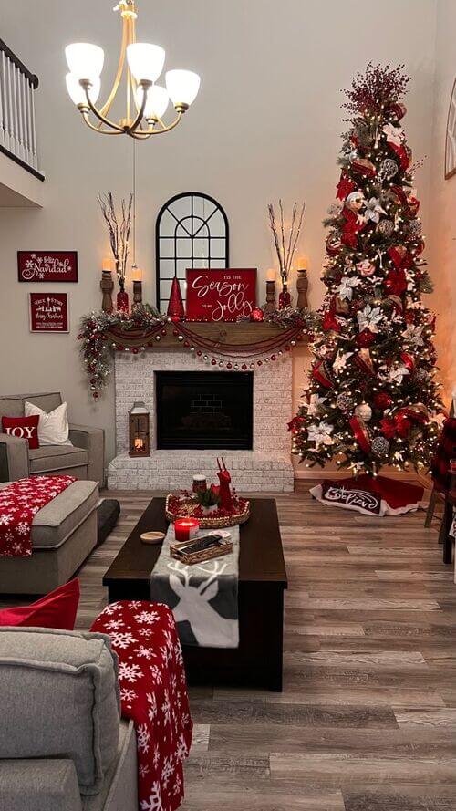 living room christmas ideas