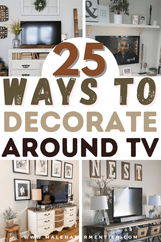best ways to decorate around tv