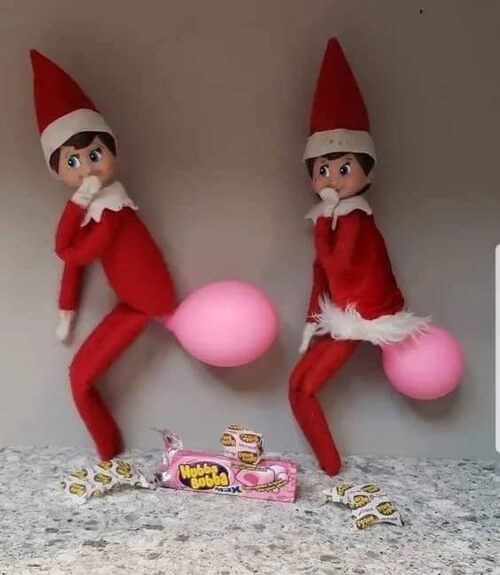 creative elf on the shelf