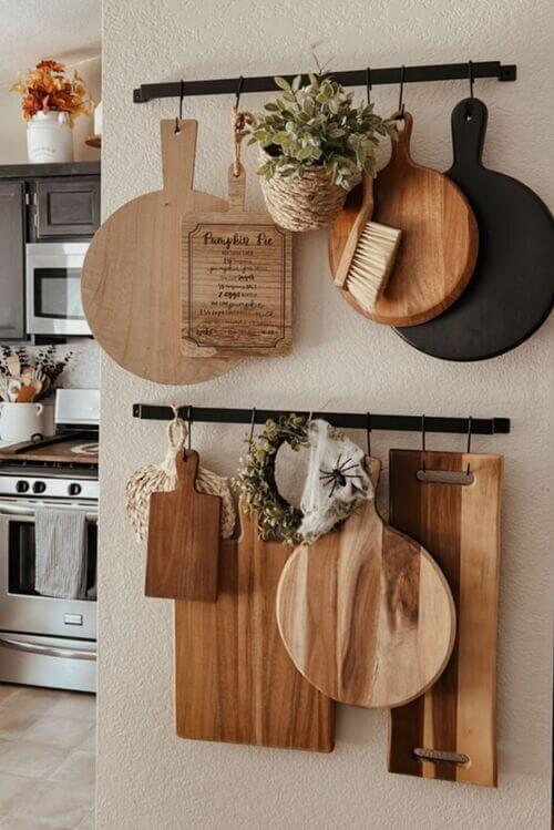hanging kitchen items