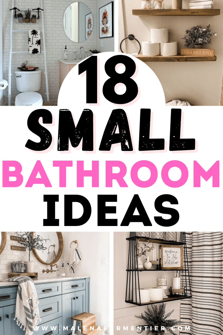 18 Small Bathroom Ideas That Look Gorgeous (And Are Practical)