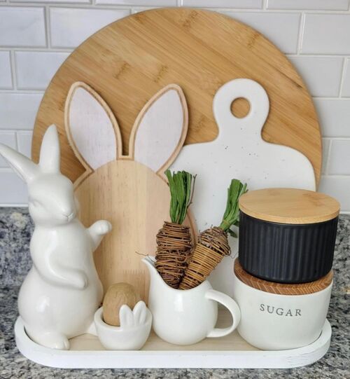 Kitchen counter Easter tray