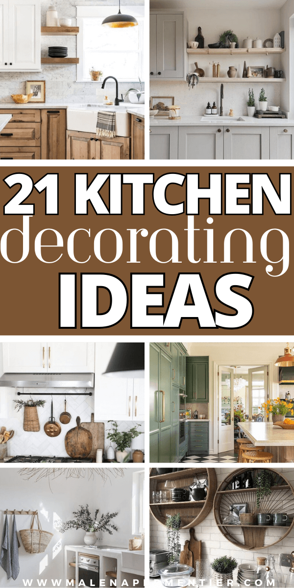 21 Creative and Unique Kitchen Decorating Ideas That Will Transform ...