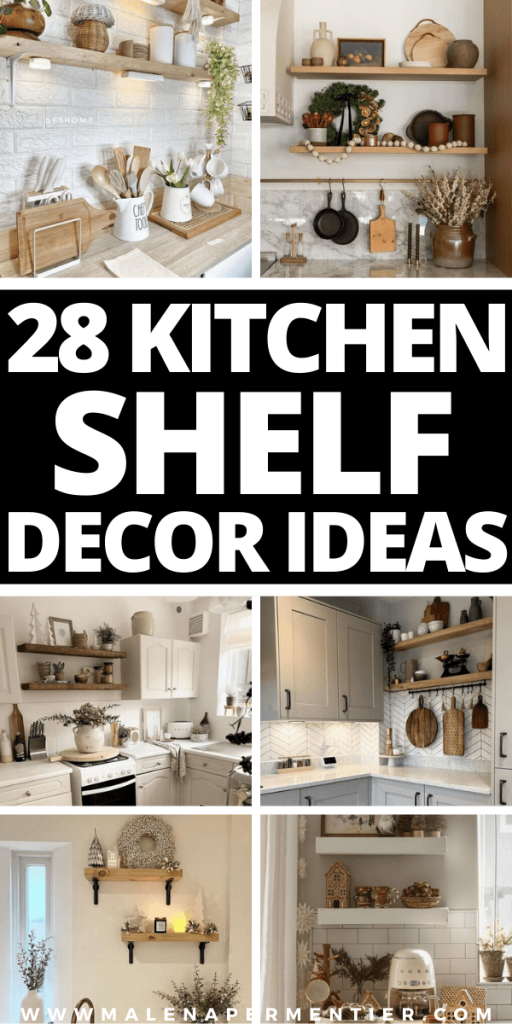 kitchen shelf decor ideas modern
