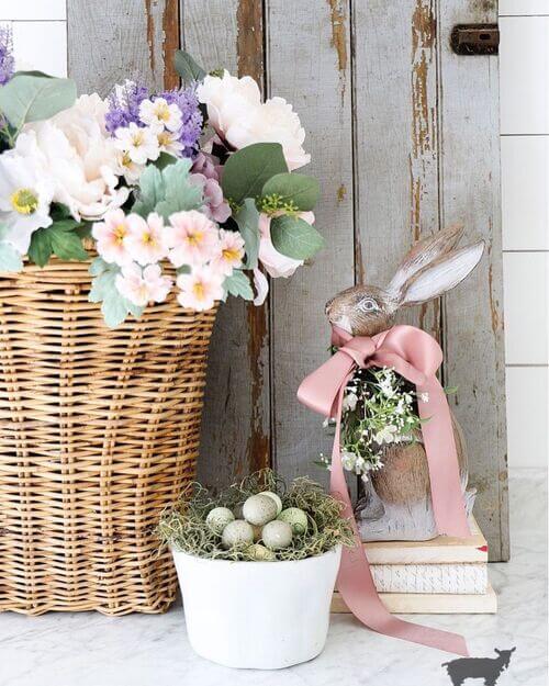 simple decor for easter