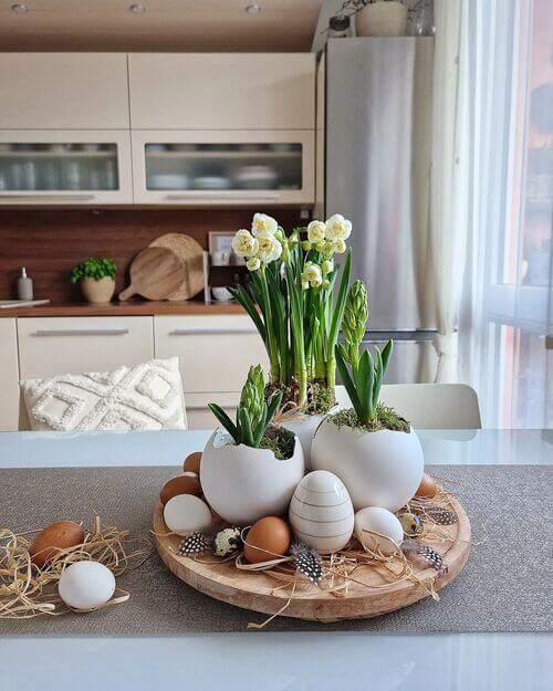 table decor easter