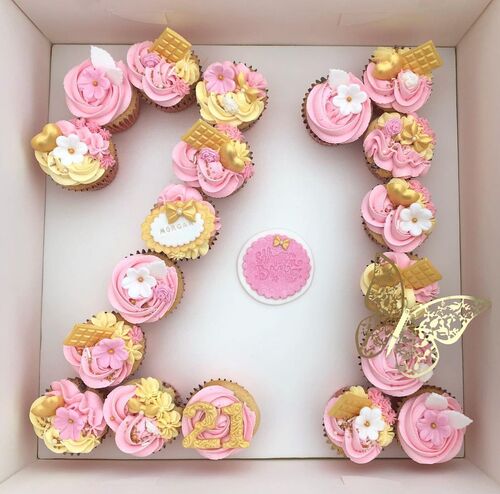 21st birthday cupcake