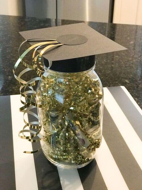 mason jar graduation centerpiece