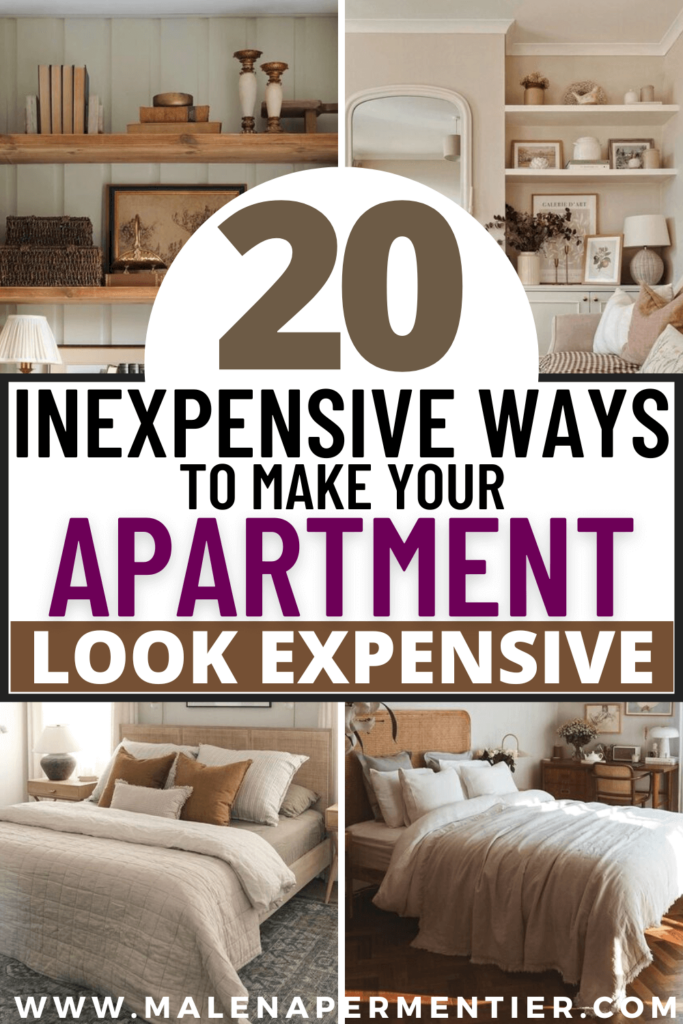 inexpensive ways to make your apartment look expensive