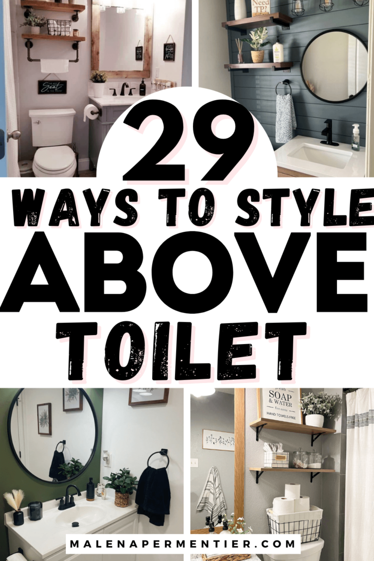29 Stunning Above Toilet Decor Ideas To Recreate Now