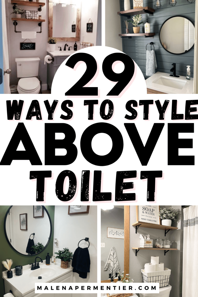 29 Stunning Above Toilet Decor Ideas To Recreate Now