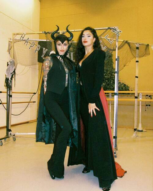Maleficent Halloween costume best friends
