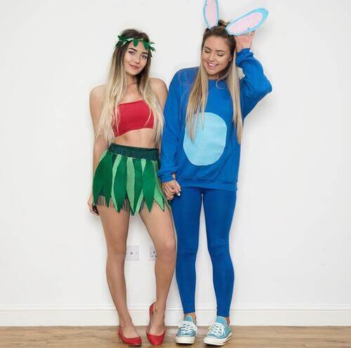 Lilo and Stitch Halloween costume best friends