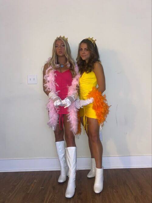 princess peach and princess daisy best friend costume