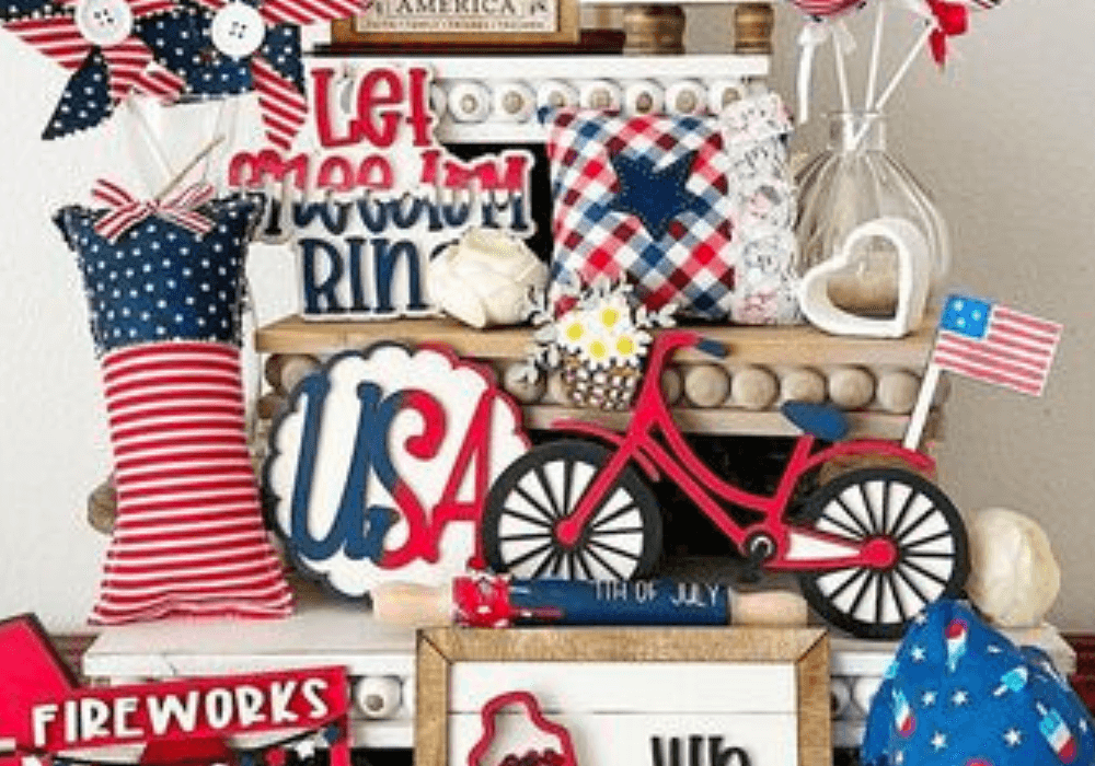 25 Creative 4th Of July Tiered Tray Decor Ideas