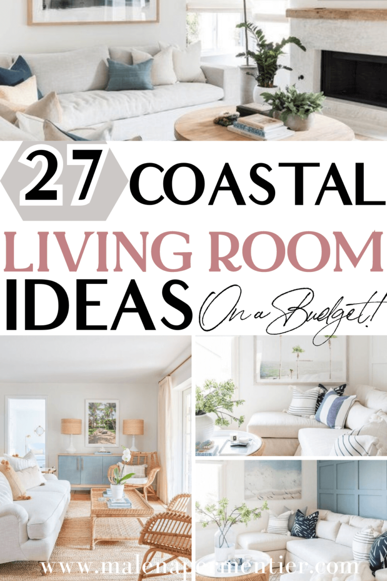 27 Neutral Coastal Living Room Ideas to Refresh Your Home
