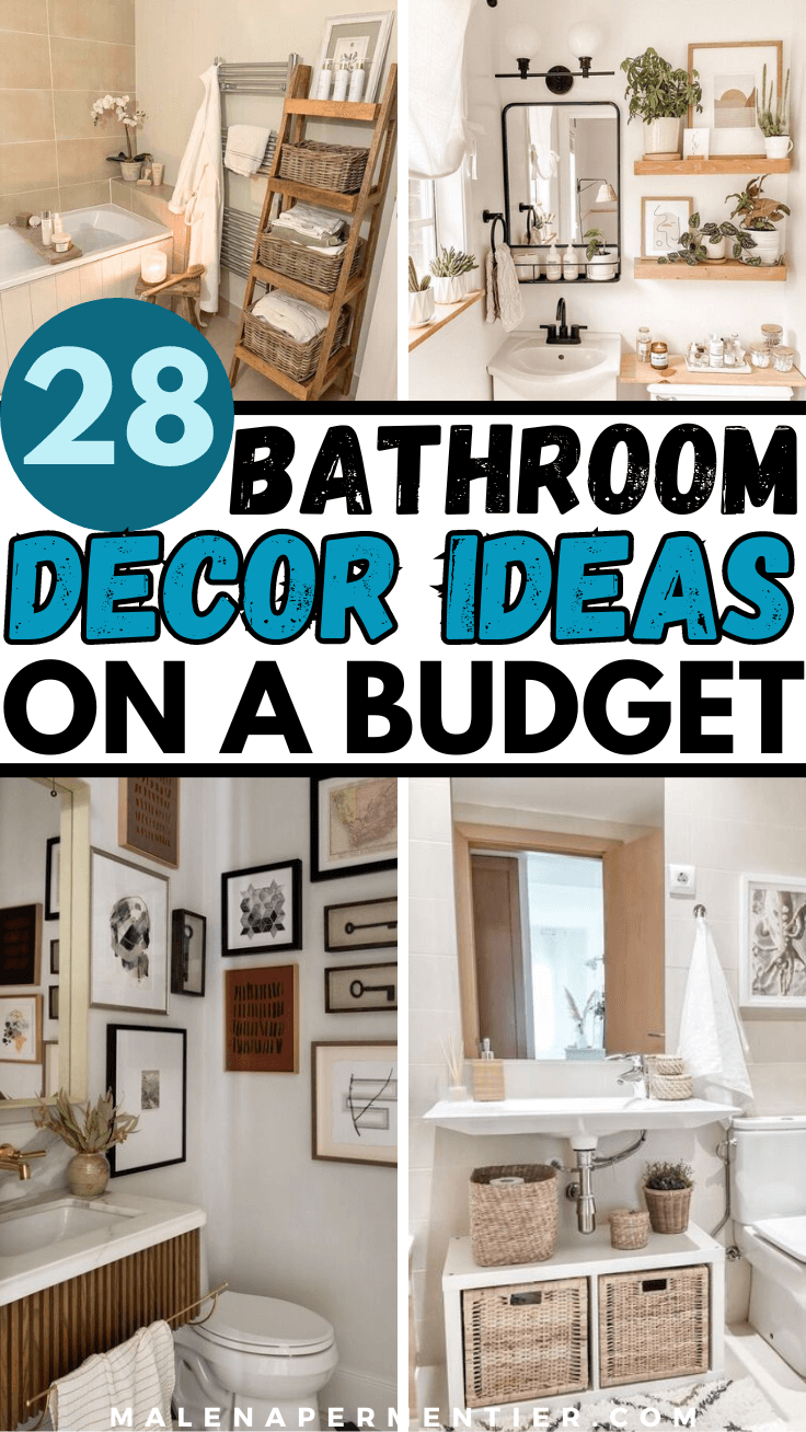 28 Budget-Friendly Bathroom Decor Ideas To Copy Now