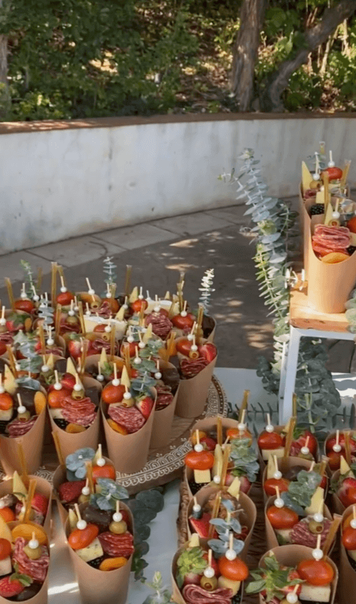 charcuterie cups for wedding