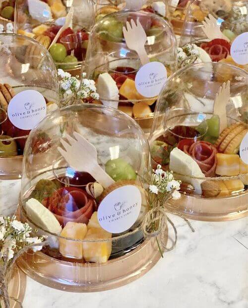 charcuterie dome containers cups