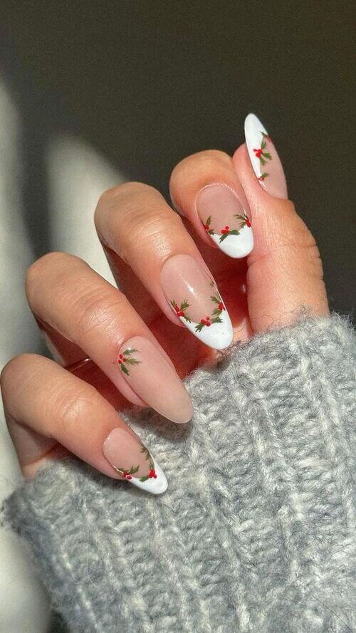 cutest christmas nails