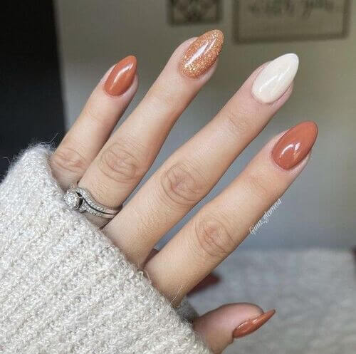 fall nails ombre