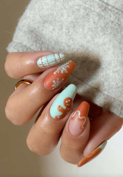 gingerbread nails