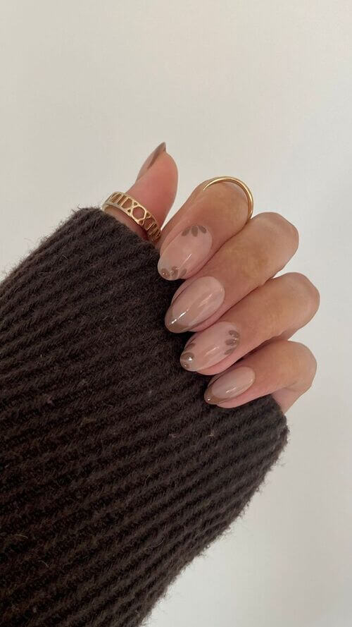 mocha nails