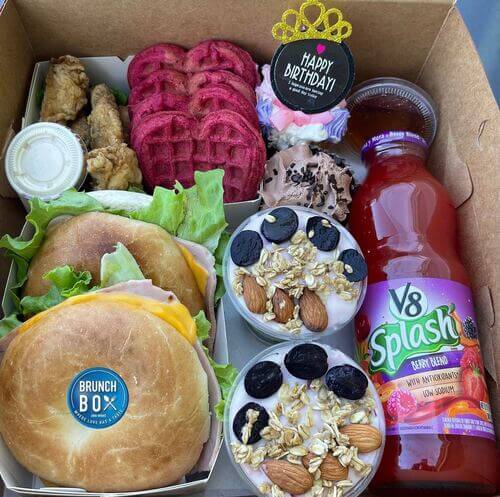 On-the-go brunch box brunch idea