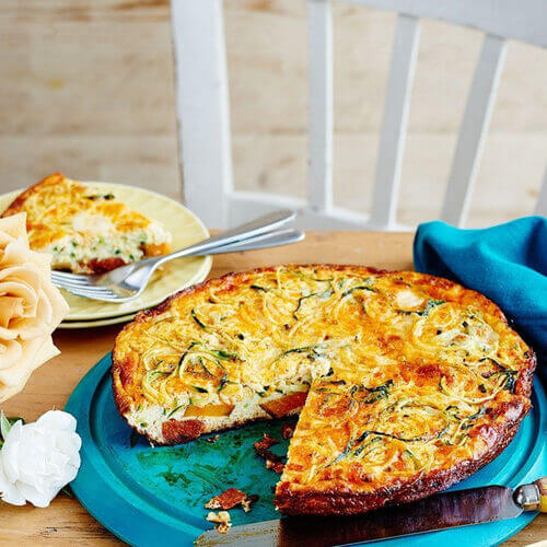 Piece of quiche easy brunch idea