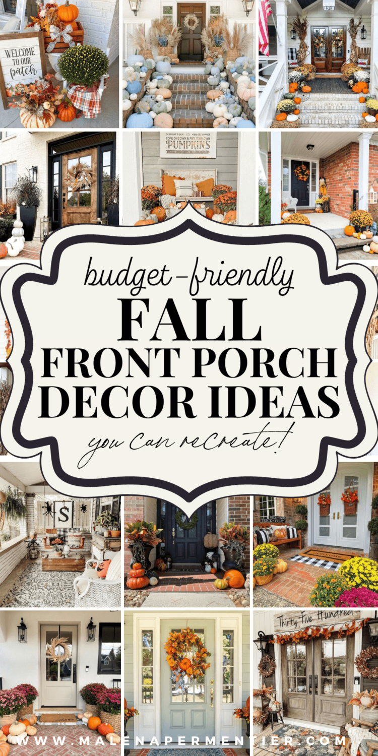28 Cozy Fall Front Porch Decor Ideas to Try This Season